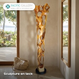 SCULPTURE EN TECK