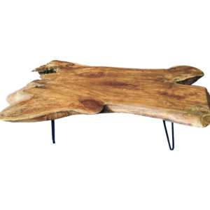 TABLE BASSE RECTANGLE EN TECK