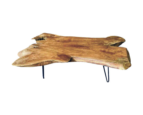 TABLE BASSE RECTANGLE EN TECK