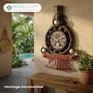 HORLOGE LOCOMOTIVE