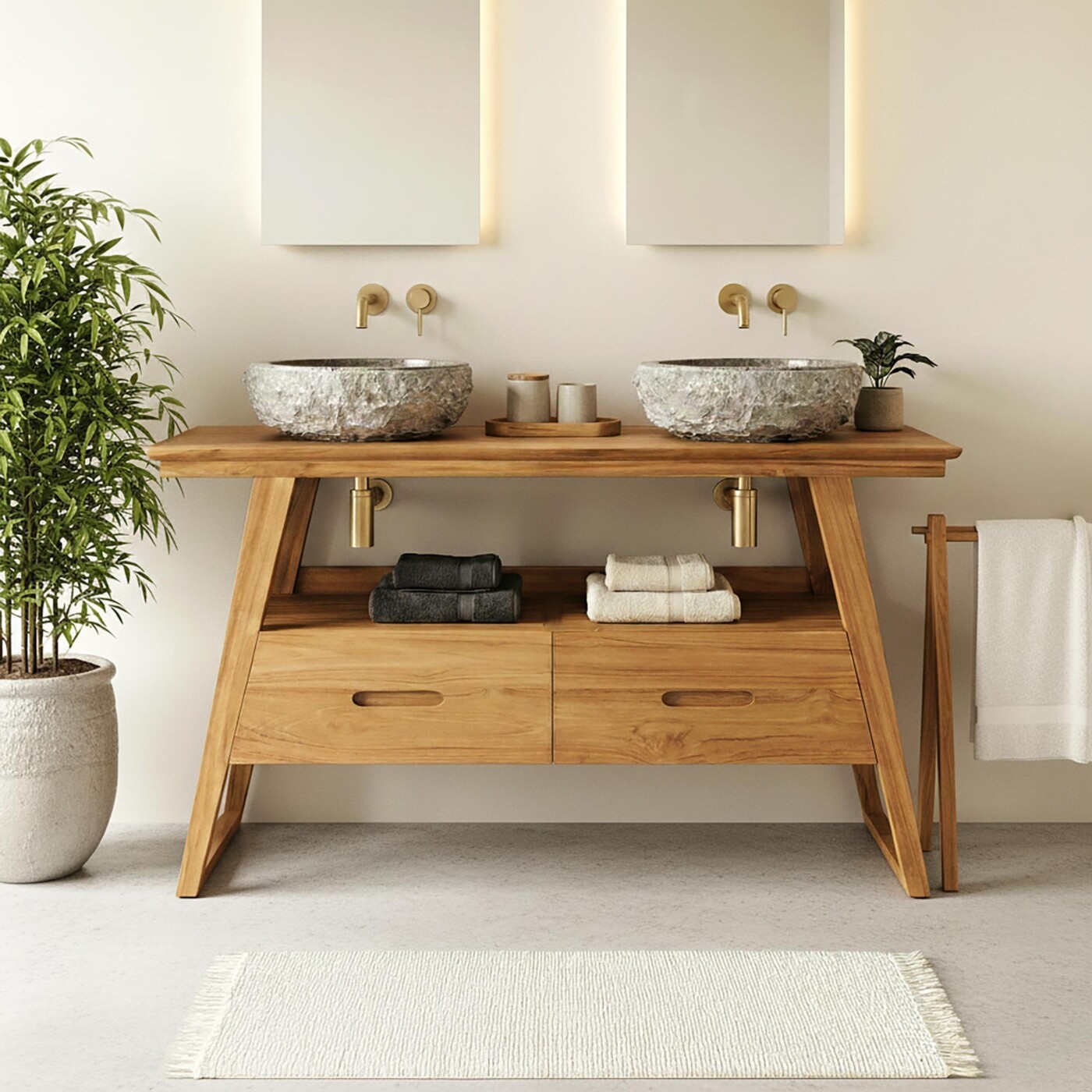 MEUBLE SALLE DE BAIN MIZU 105 CM
