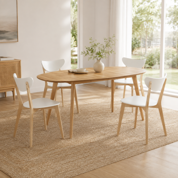 TABLE OVALE EXTENSIBLE ALMA