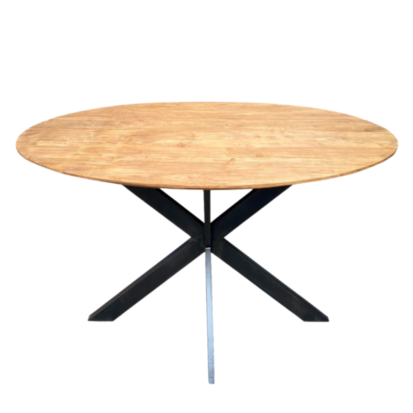 TABLE RONDE SLIM 140CM PIED CENTRAL