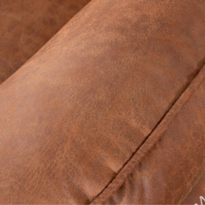 FAUTEUIL PIVOTANT BRANSON HAVANE AVEC REPOSE-PIEDS