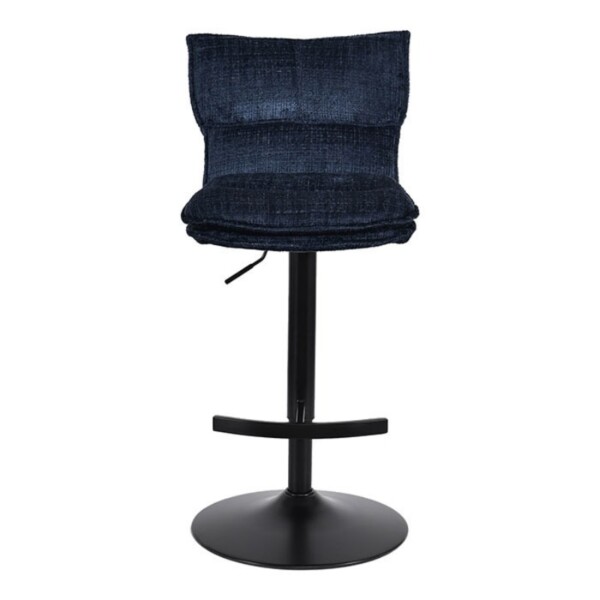 CHAISE DE BAR REGLABLE TOPLEY BLEUE
