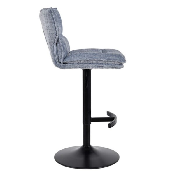 CHAISE DE BAR RÉGLABLE TOPLEY GRIS/BLEU