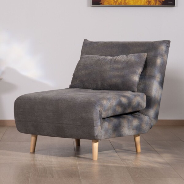 FAUTEUIL CONVERTIBLE FOLDA GRIS