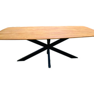 TABLE DE REPAS SLIM EN TECK 220CM